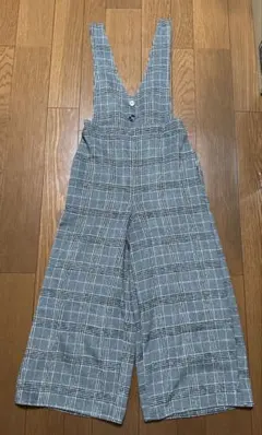 イーハイフンワールドギャラリー　グレンチェック　サロペット