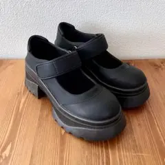 【新品】HELK PLATFORM BALLET SHOES (BLACK)