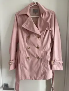 【GRAND POCHE】 ピンク ダブルブレスト トレンチコート⭐︎お値下げ⭐︎