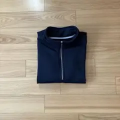 ❣️良品✨SHEIN ハーフジップ フリース裏起毛 M ネイビー ユニセックス