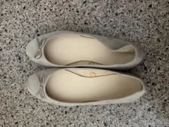 GU フラットシューズ　M ベージュ