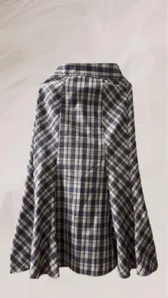 フレアスカート Aラインギンガムチェック 美品 スカート フォーマル