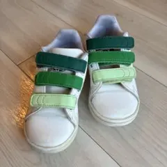 adidas Stan Smith ベルクロスニーカー ホワイト/グリーン