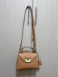 HAYNI Marollet 2way ハンドバッグ キャメルゴールド金具 本革 | Mercari