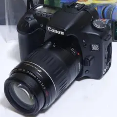 ☆スマホに送れる一眼レフ☆本格入門機☆望遠☆キャノンEOS 30Dセット♫のサムネイル