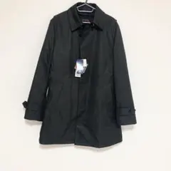 【新品】Mr.JUNKO ブラック ステンカラーコートＬサイズ