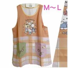 ☆新品　タグ付　サンリオキャラクターズ　エプロン　Ｍ〜Ｌ