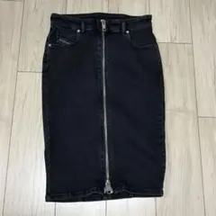 フロントジップブラック