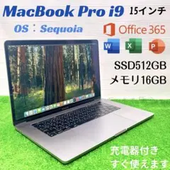【高性能】MacBook Pro i9 SSD512GB 16GB ノートPC