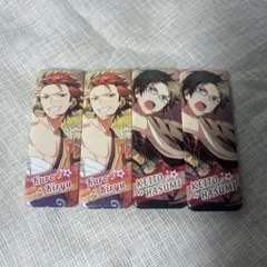 あんスタ！！　蓮巳 敬人×2　鬼龍 紅郎×2　ロング缶バッジ