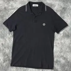 STONE ISLAND｜ポロシャツ｜ブラック｜スリムフィット｜Lサイズのサムネイル