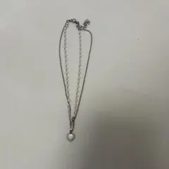 ハート型パールネックレス