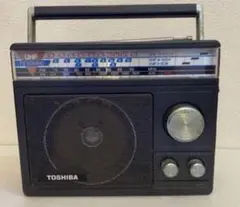 【ジャンク品】　昭和レトロ　ラジオ　東芝　used
