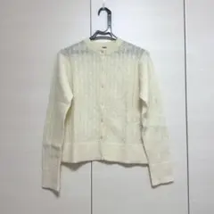 Mila Owen ホワイト カーディガン ミラオーウェン