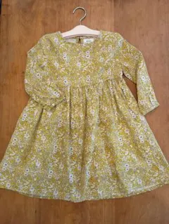 【pairmanon】長袖ワンピース 120cm(LIBERTY風)綿100%