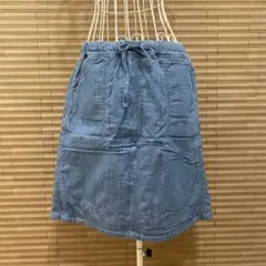 Camel Roadリバーシブルライトブルー タイトスカート★Lサイズ