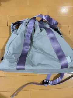 チャオパニックティピー　撥水加工ナイロンマルチバッグ　グレー パープル 3wayのサムネイル