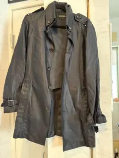 5351 POUR LES HOMMES トレンチコート ブラック 2のサムネイル