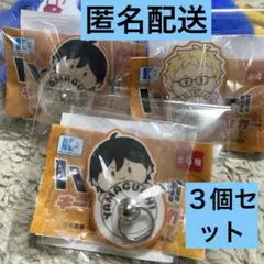 ▷匿名配送◁ハイキュー　キーリングハンガー　月島＋山口2個　計３個セット