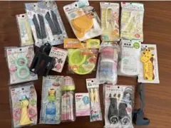 Pigeon 赤ちゃん用哺乳瓶、食事用具、おもちゃセット