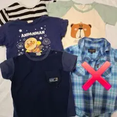 子供用　Tシャツセット　90サイズ　95サイズ　まとめ売り　アンパンマン
