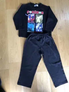 ポケモン パジャマセット 130cm 黒