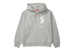 supreme S Logo Zip Up Hooded Sweatshirt