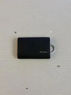 【値下げ!】PRADA ブラック ナイロン キーケース