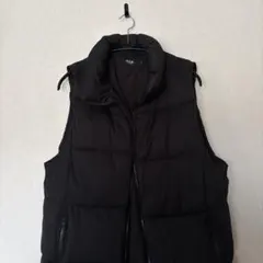 美品　ダウンベスト　ブラック　AZUL MOUSSY フード取り外し　メンズ　M