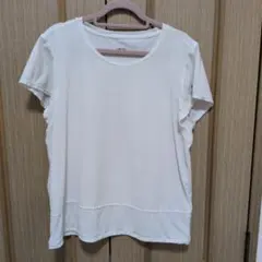 Ellesse テニスウェア シャツ 白 レディース Ｌサイズ