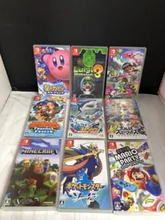Nintendo任天堂 Switch ゲームソフトケースのみ9個セットまとめ売り