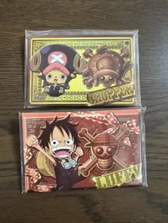 ワンピース ONEPIECE セブンイレブン チョコ缶バッジ ルフィ チョッパー
