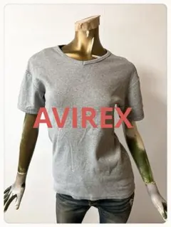 ☘️T23318☘️AVIREX 半袖 Vネック Tシャツ トップス Sのサムネイル