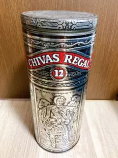 【美品】Chivas Regal 12年 特製缶パッケージ メタル缶 80年代のサムネイル