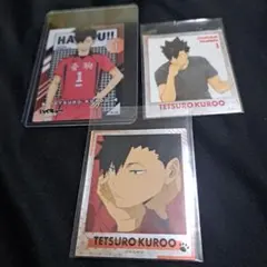 ハイキュー ステッカー カード 音駒 黒尾鉄朗