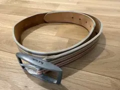 Paul Smith ストライプ レザーベルト