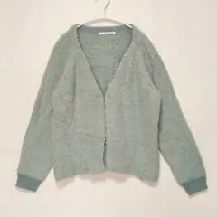 RETRO GIRL レトロガール　M 長袖　ラグラン　Vネック　カーディガン