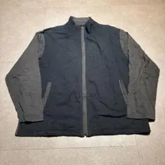 Joseph abboud トレーナー　スウェット　ジップアップ　黒　焦茶色　L
