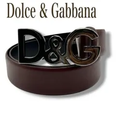 DOLCE & GABBANA ドルチェ&ガッバーナ ベルト 茶×ピンクT209 - メルカリ