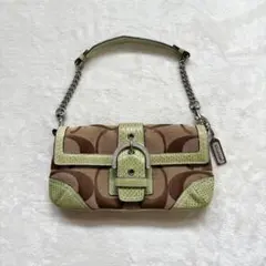 Coach Soho Python Stone Shoulder Bag