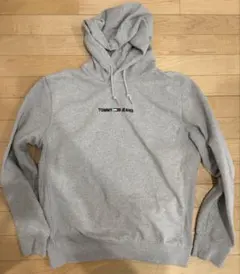 トミーヒルフィガー　ロゴパーカー　XLサイズ　グレー
