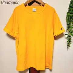 Champion チャンピオン Tシャツ 半袖 カットソー 黄色 イエロー M