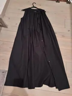 【極美品】kubosanmade 綿　肩ギャザーノースリーブワンピース