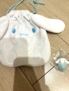 シナモンロール ガチャ おくるみと巾着セット
