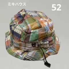 ミキハウス Double.B ダブルビー チェック ハット 帽子 クマのサムネイル