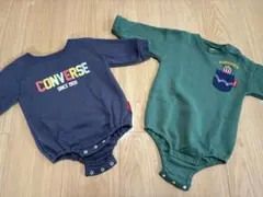 ロンパース 80 トレーナー　裏起毛　2点セット　まとめ売り