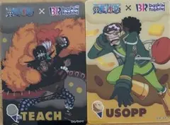 ワンピース TEACH USOPP カード　31アイスとコラボ