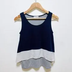 E hyphen world gallery (F) レイヤード タンクトップ