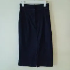 ナチュラルビューティー　デニム　タイトスカート