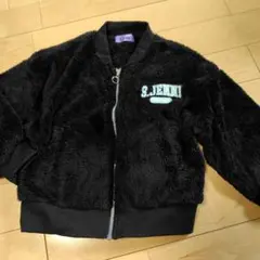【美品】S.JENNI アウター　フリースジャケット　140 ブラック